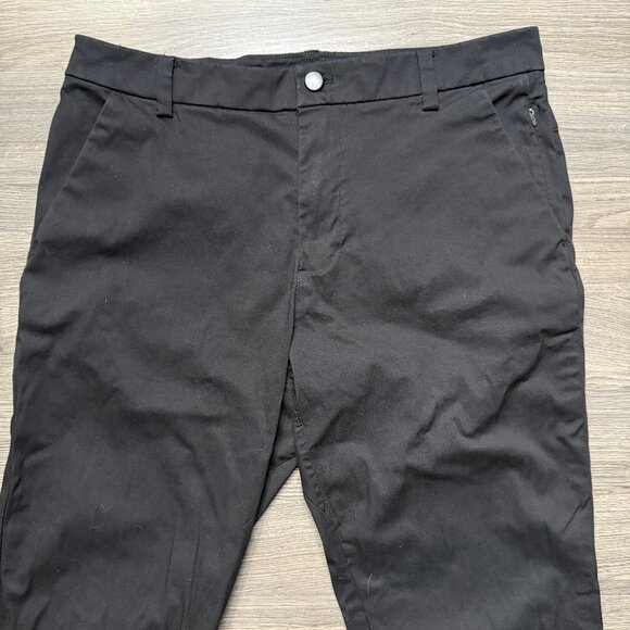 Lululemon Men's Commission Pant Classic *Swift Cotton 34" - Black - Picture 5 of 9